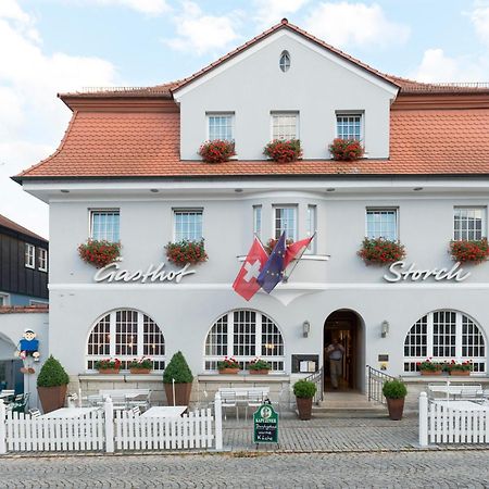 Hotel Gasthof Zum Storch Шлюссельфельд Экстерьер фото