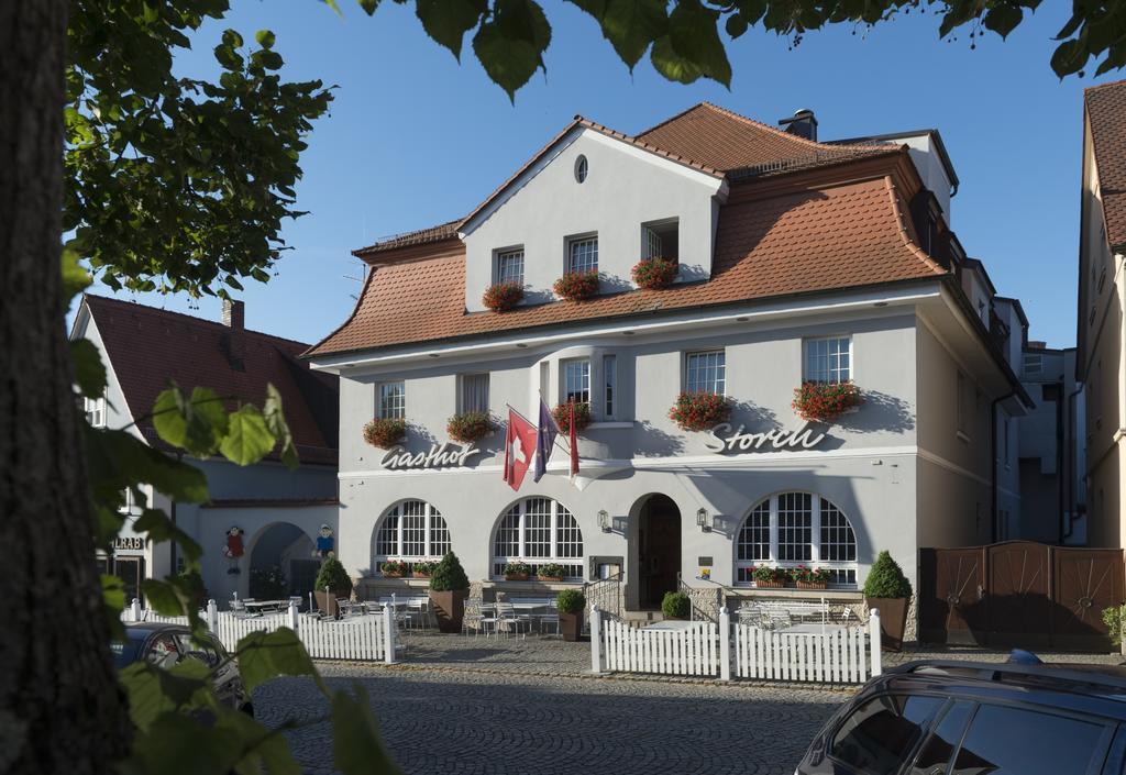 Hotel Gasthof Zum Storch Шлюссельфельд Экстерьер фото